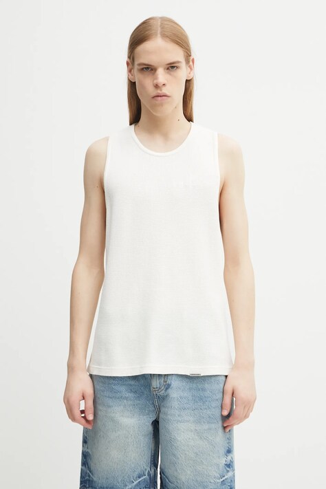 Represent cotton t-shirt Waffle Vest beige color MLM4186.72