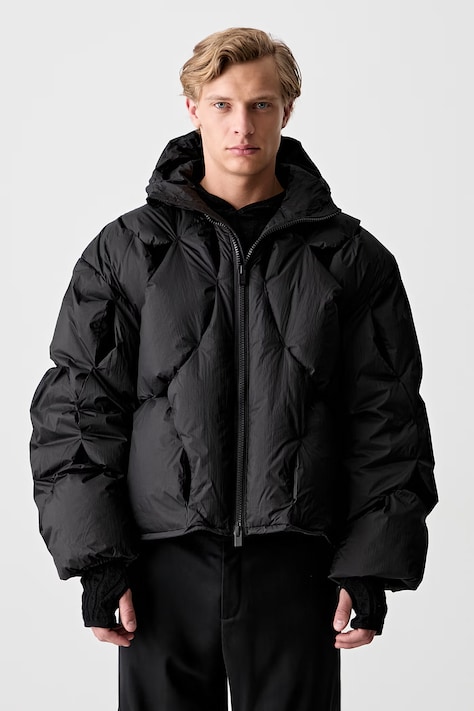 HELIOT EMIL down jacket Men's black PRESS25_M_02_145_BLK01
