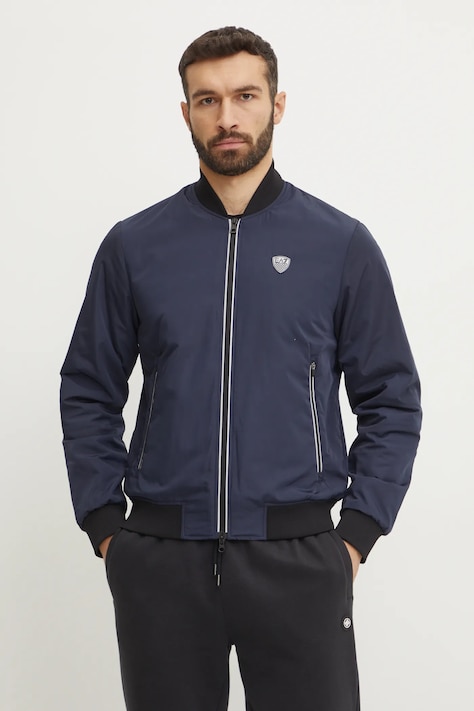 EA7 Emporio Armani rövid kabát férfi, sötétkék, átmeneti, PN7LZ.8NPB12