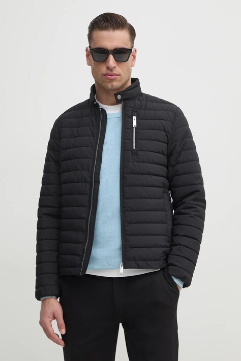 Sisley rövid kabát fekete, átmeneti, 21V1SN03R