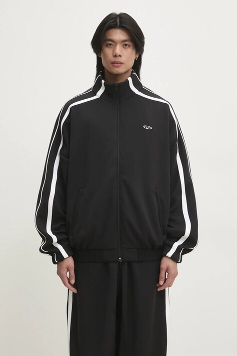 Куртка VETEMENTS Oval Logo Gym мужская цвет чёрный переходная oversize UA66JA360B