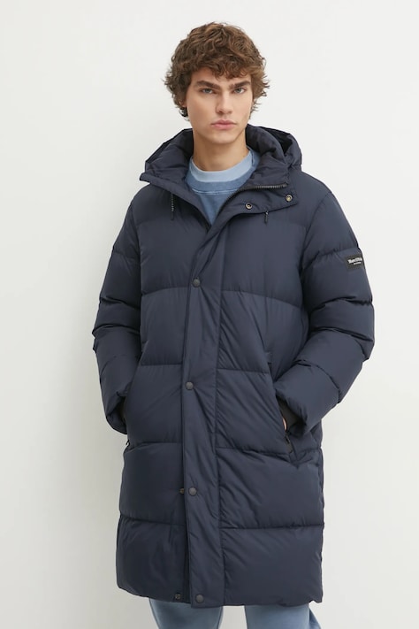 Péřová bunda Marc O'Polo pánská, tmavomodrá barva, zimní, 431092670456