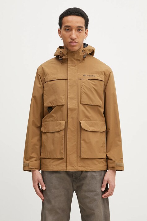 Columbia kurtka outdoorowa Landroamer kolor brązowy 2116101