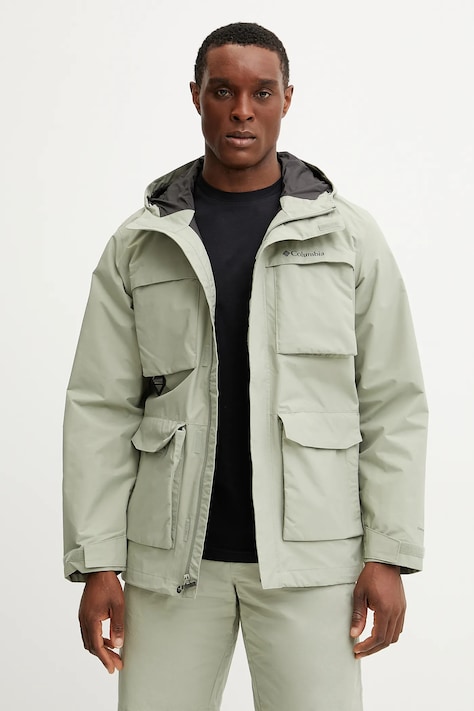 Turistická bunda Columbia Landroamer zelená farba, 2116101