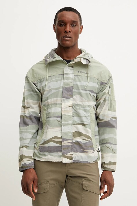 Columbia jeachetă outdoor Challenger Novelty Windbreaker culoarea verde, 2116981