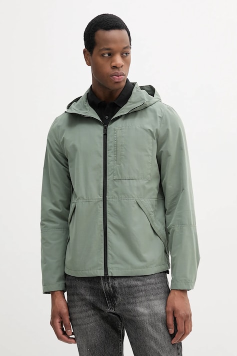 United Colors of Benetton kurtka kolor zielony przejściowa 25R1UN069