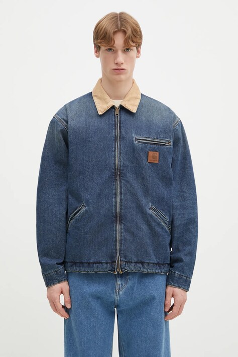 Traper jakna Carhartt WIP OG Detroit Jacket za muškarce, za prijelazno razdoblje, I034734.2XN4Q