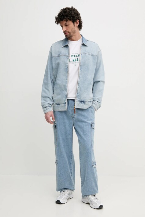 Джинсова куртка Pepe Jeans EMMETT FADEOUT — SS25-KUM0B2, блакитний — фото 2