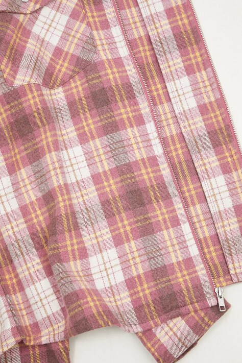 Сорочка з домішкою вовни ICECREAM Hooded Flannel Zip Through — SS25-KUM0B7, коричневий — фото 5