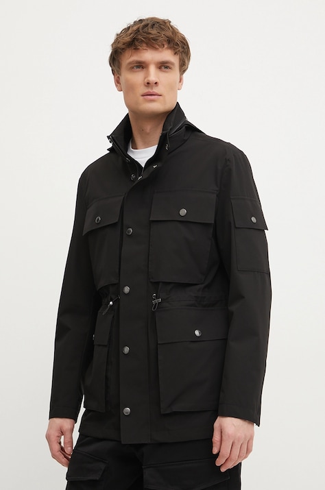 Bunda parka Michael Kors čierna farba, prechodná, CR5208948J