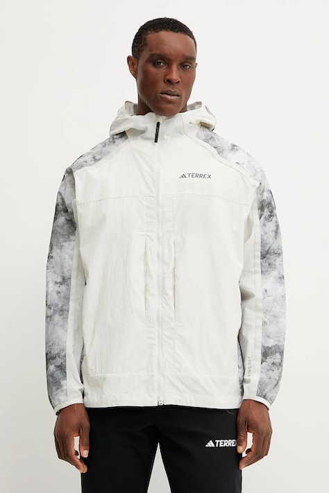 adidas TERREX windbreaker x National Geographic culoarea bej, JD5838