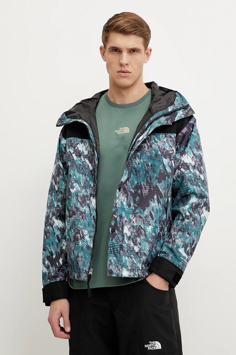 The North Face geaca Dryvent Mono Mountain culoarea verde, de tranzitie, NF0A88XF87A1