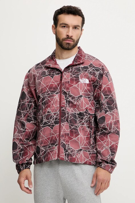 The North Face geacă TNF Easy Wind culoarea bordo, de tranzitie, oversize, NF0A88XY61G1