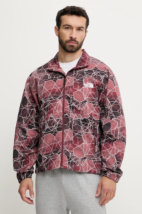Яке The North Face TNF Easy Wind в бордо преходен модел с уголемена кройка NF0A88XY61G1