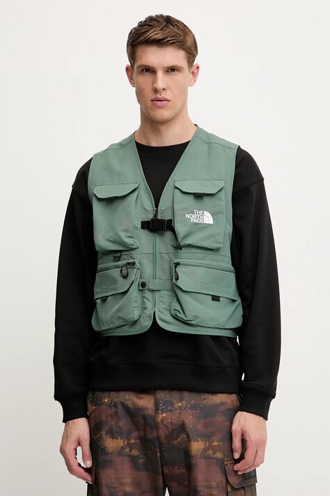 The North Face vestă TNF X NSE culoarea verde, de tranzitie, NF0A8BK2HCH1
