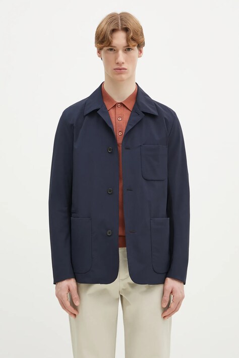 Paul Smith geaca culoarea albastru marin, de tranzitie, M1R-017X-P02382