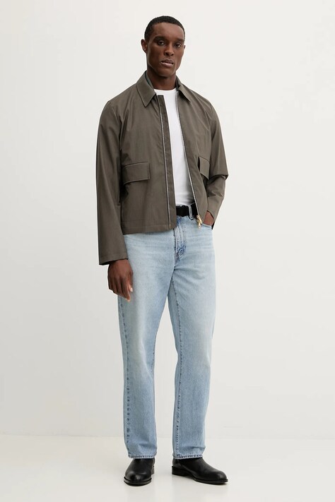 Вовняна куртка Paul Smith — SS25-KUM0EO, сірий — фото 2