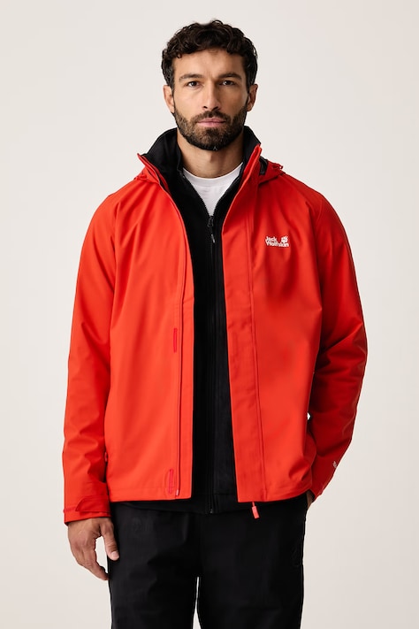 Jack Wolfskin Esőkabát Trailtime 2L piros A63903