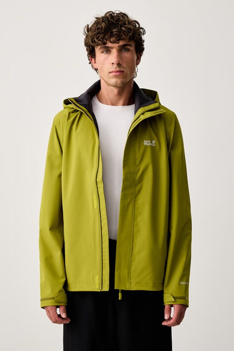 Jack Wolfskin Kurtka przeciwdeszczowa Trailtime 2L zielona A63903