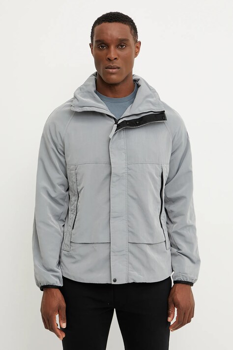Куртка Napapijri A-Bisenzio цвет серый переходная oversize NP0A4ILVH621
