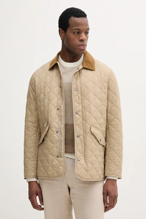 Куртка Barbour Modern Chelsea Quilted Jacket колір зелений перехідна MQU1770