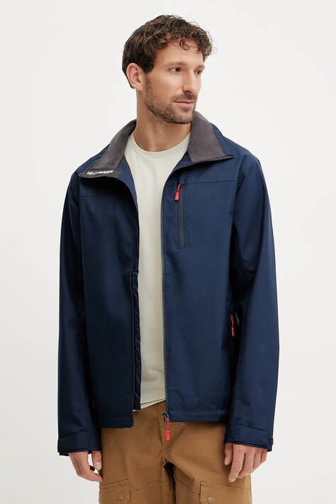 Helly Hansen kurtka przeciwdeszczowa Crew męska kolor granatowy 34445