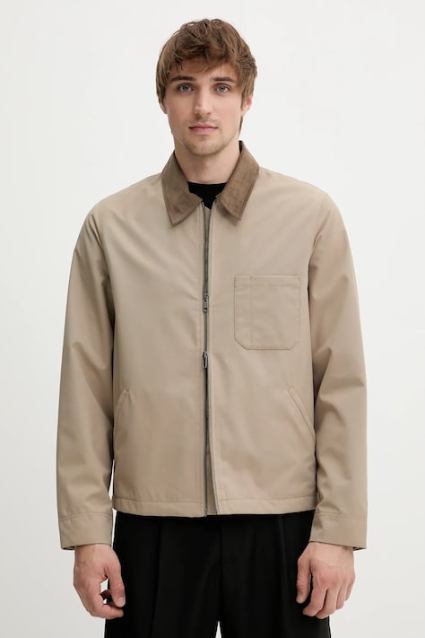 Samsoe Samsoe geacă SAROBIN culoarea verde, de tranzitie, M25100022