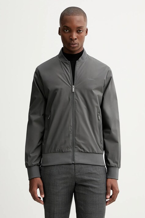Μπουφάν bomber Calvin Klein ανδρικό, χρώμα: μπλε, LV040FM512