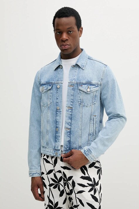 Tommy Hilfiger geacă jeans de tranzitie, MW0MW38956