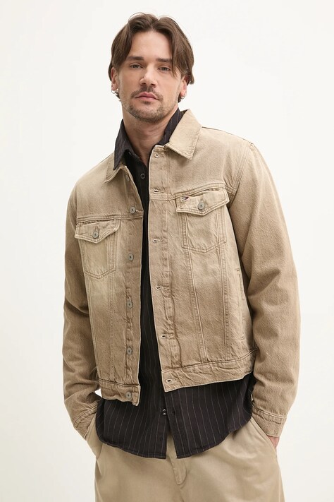 Джинсова куртка Tommy Jeans перехідна DM0DM21857
