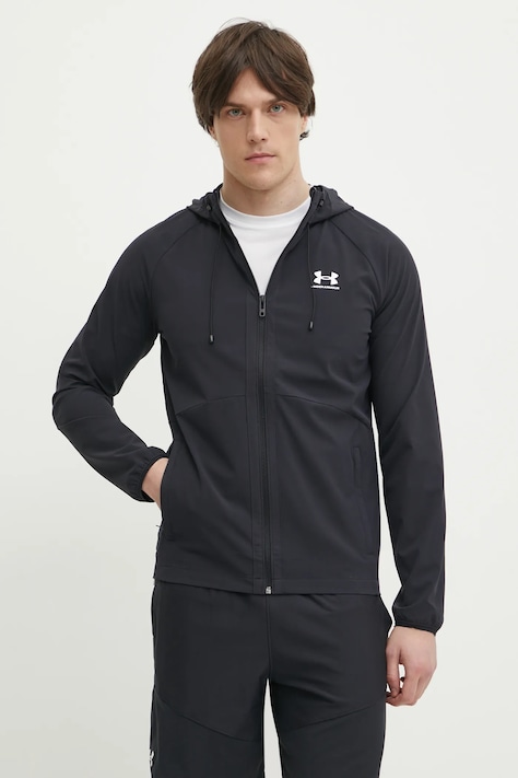 Under Armour wiatrówka Vibe kolor czarny przejściowa 6003001