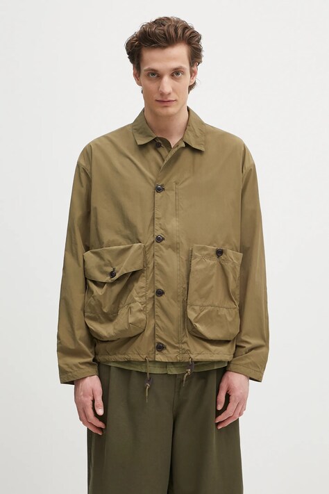 Barbour geacă Barbour Fatigue Casual Jacket culoarea verde, de tranzitie, MCA1033