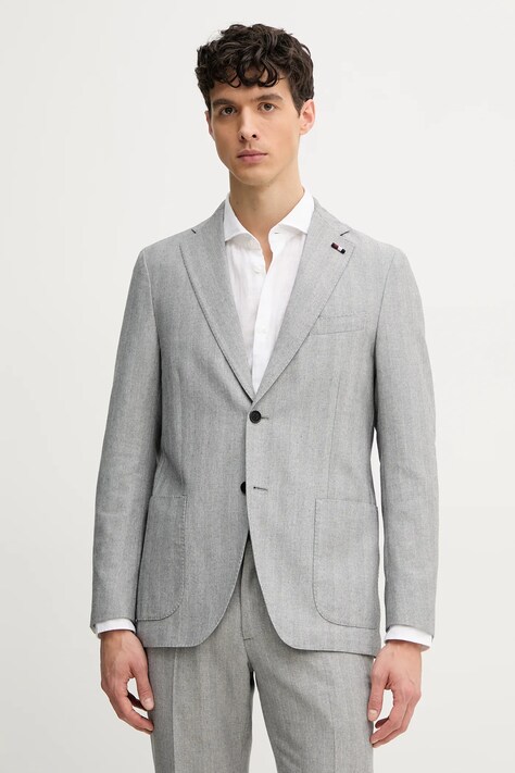 Tommy Hilfiger sacou barbati, culoarea gri, SQTHL6960.SQTH509