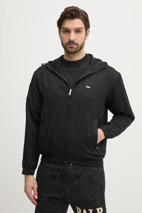 BALR. geacă culoarea negru, de tranzitie, oversize, B1386.1040