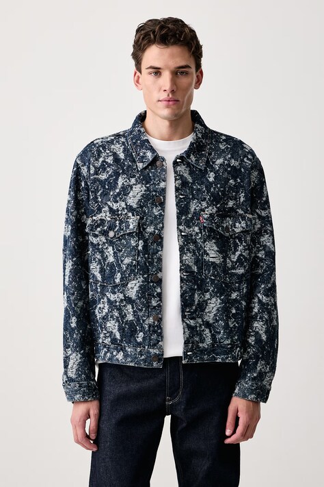 Levi's Kurtka jeansowa męska EMBARCADERO STATION JKT granatowa 0010P