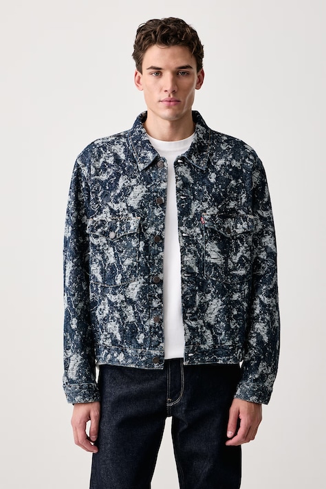 Levi's Kurtka jeansowa męska EMBARCADERO STATION JKT granatowa 0010P