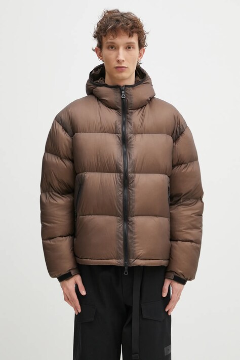 MKI MIYUKI ZOKU down jacket Translucent Bubble Jacket brown color TRANSLUCENT.BUBBLE.BR