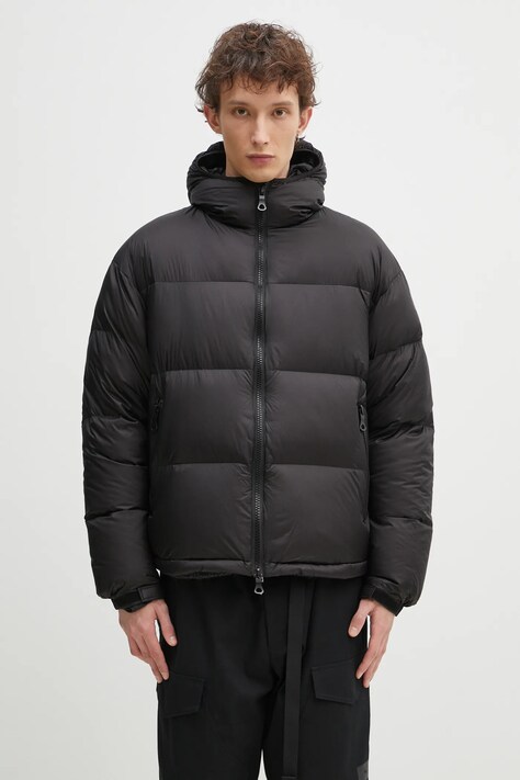 Пуховая куртка MKI MIYUKI ZOKU Translucent Bubble Jacket цвет чёрный зимняя TRANSLUCENT.BUBBLE.BL