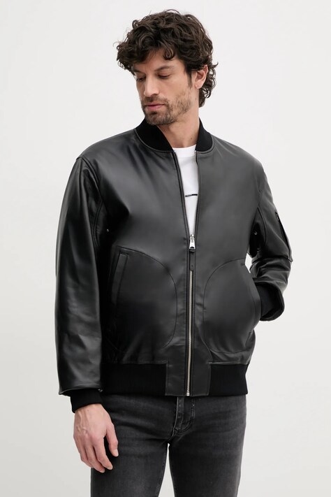 Двостороння куртка-бомбер MACKAGE колір чорний перехідна EASTON.SA