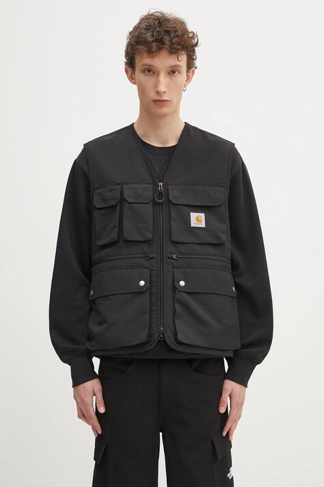 Carhartt WIP vest Irwin Vest black color I034505.89XX