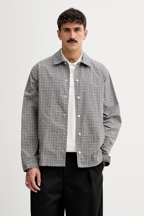 Kenzo geacă culoarea gri, de tranzitie, FF55BL0619NJ.96