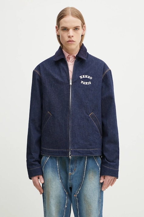 Kenzo geacă din denim de tranzitie, FF55DV1136B1.DM