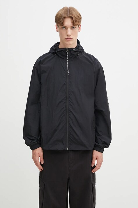 No Problemo kurtka Nylon Windcheater Jacket kolor czarny przejściowa NP7070003