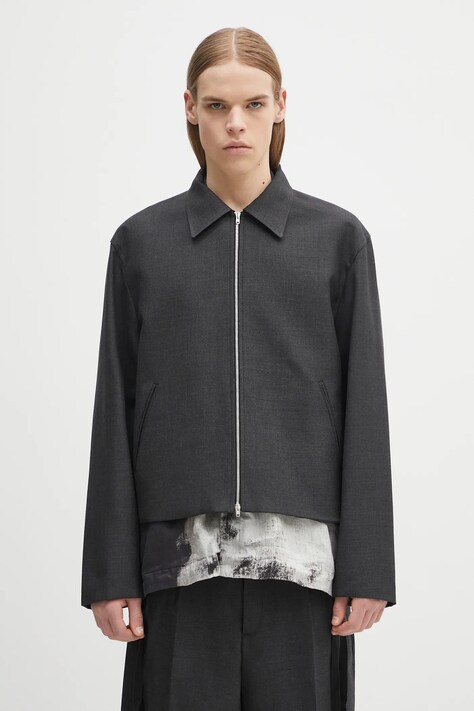 Vlněná bunda Our Legacy Mini černá barva, přechodná, M2250MP