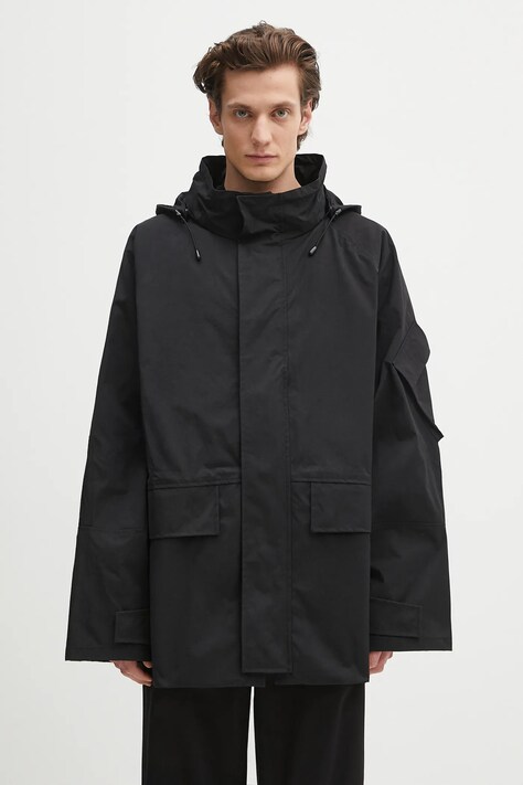 Куртка Our Legacy Horizon колір чорний перехідна oversize M2251HSB