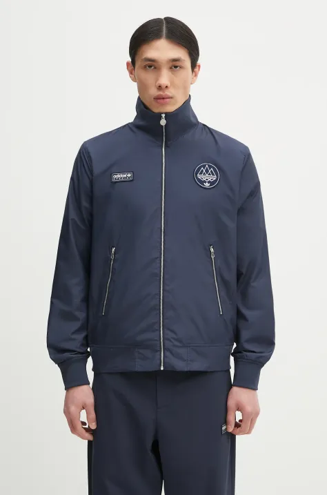 adidas Originals kurtka adidas originals x SPZL Hudswell kolor niebieski przejściowa JN5435