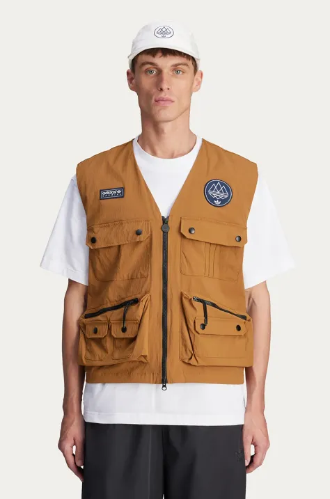 adidas Originals vest adidas originals x SPZL Wardour men’s orange color JY0611