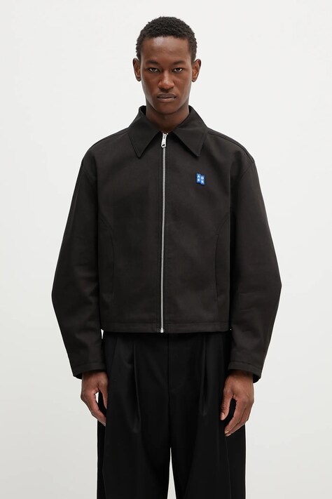 Бавовняна куртка Ader Error Apparel-Top колір чорний перехідна BO42FYJK0102BK