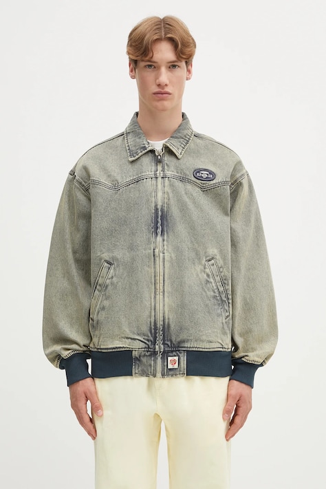 AAPE giacca di jeans Main Light Weight colore blu  AAPLJM7706XAO