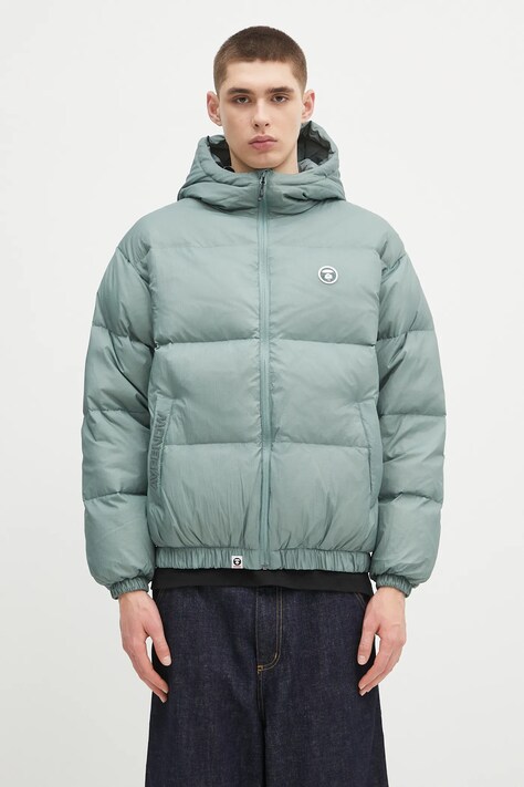 Яке AAPE Now Down в тюркоазено зимен модел AAPDNM7654XXN
